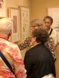 Carol Woodin talking about the artwork in the "Out of the Woods" exhibition.